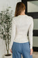 Effortless Edge Knit Henley Top in Natural