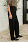 Peachy Keen Straight Leg Trousers in Black