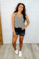 Sandy Toes, Sunburned Nose Scoop Neck Tank