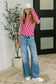 PREORDER: Sheer Long Sleeve Checkered Layering Top in Three Colors