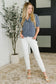 The Darling Detail Collared Blouse in Denim