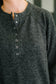 Urban Flux Scooped Hi-Low Long Pullover in Black